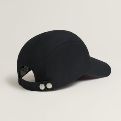 HERMES ブラック ベースボールキャップ 帽子57